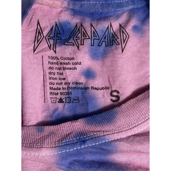 Def Leppard Tie Dye Bringing on The Heartbreak T Shirt - Picture 5 of 5